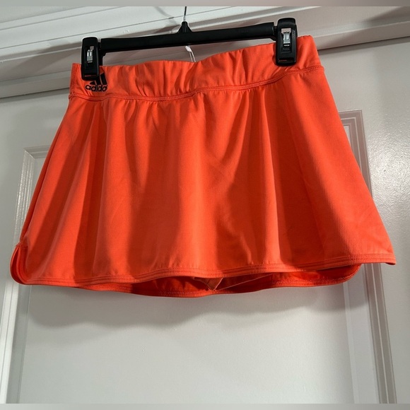 Adidas Women's Orange Skirt with shorts - Picture 1 of 6